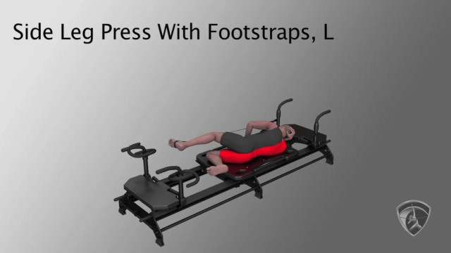 Side Leg Press With Footstraps, L