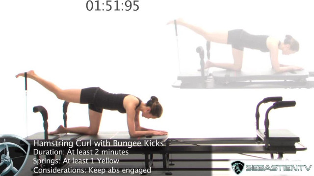 Hamstring Curls with the Bungee